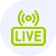 Streaming en Vivo Ícono Streaming en Vivo